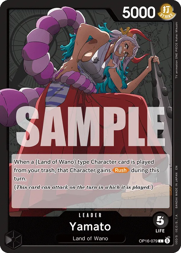 Yamato leader card, OP16-079