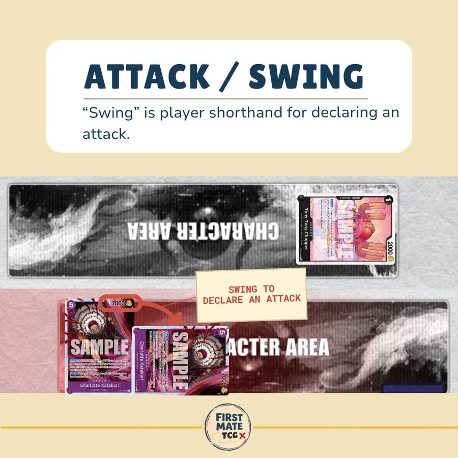 Rookie Glossary slide: Attack / Swing.